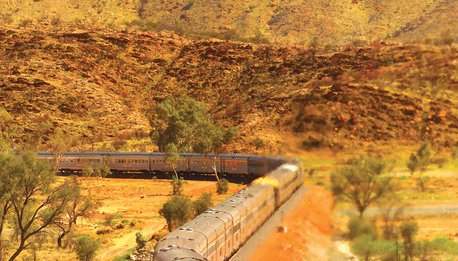 In treno nel deserto - South Australia