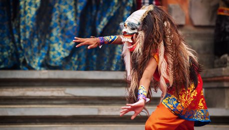 Rangda traditional mask