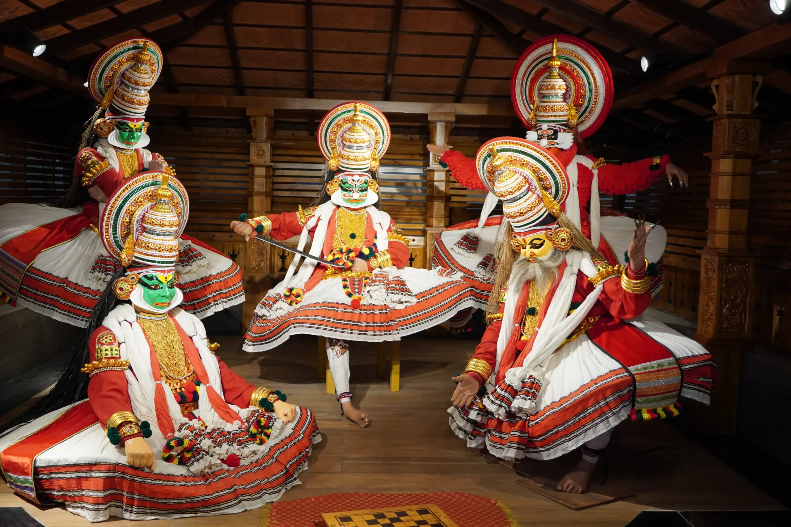 Lo spettacolo di danza Kathakali