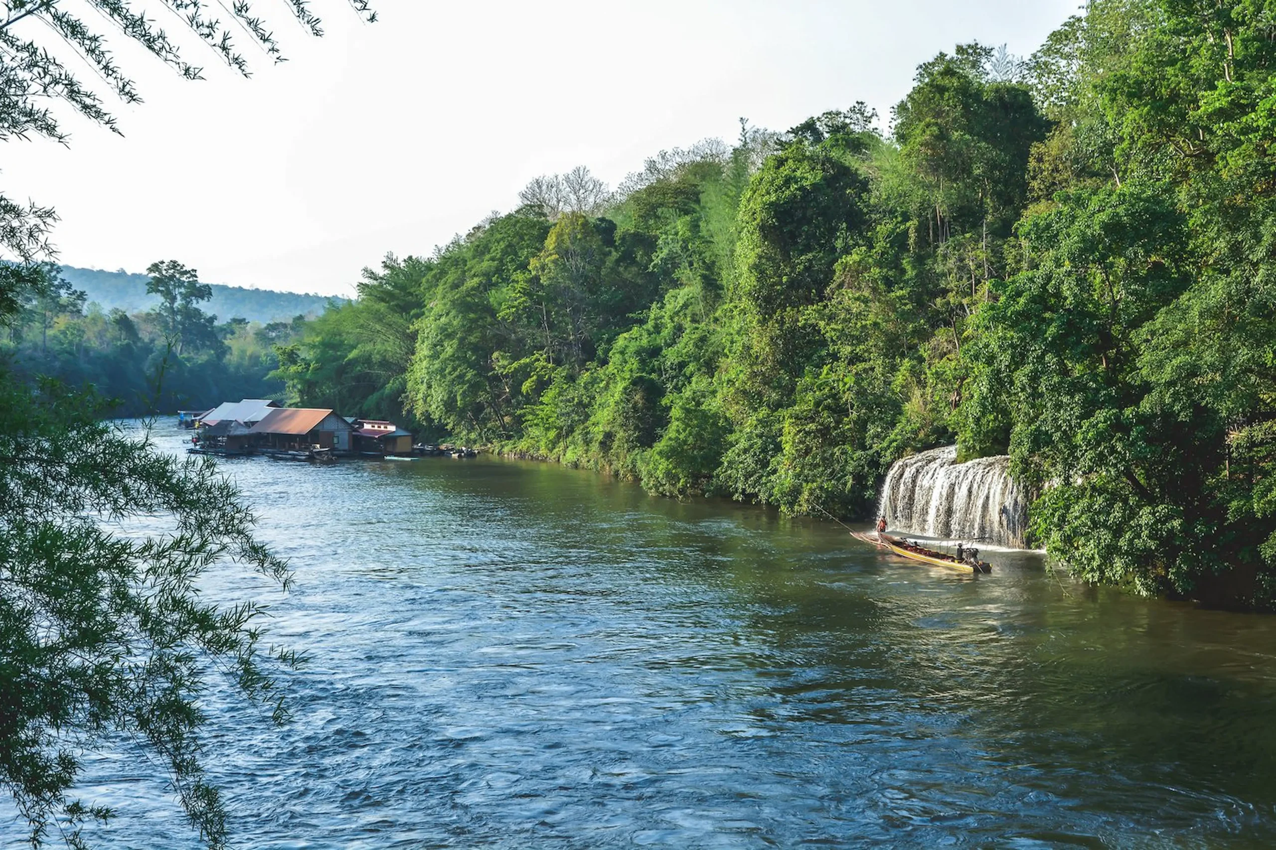 Le cascate nel parco Sai Yok Yai