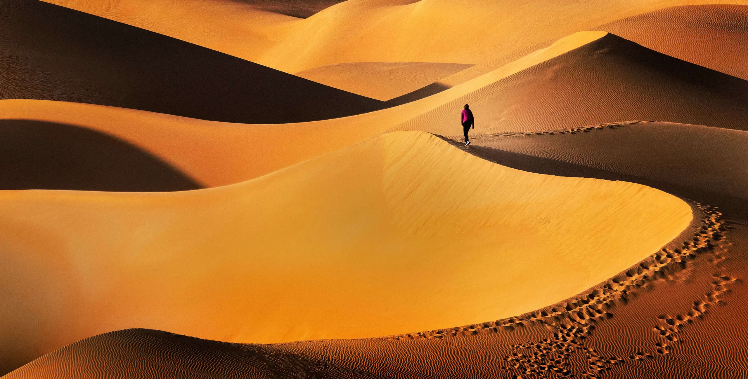 TRAMONTO SULLE DUNE DI WAHIBA SANDS