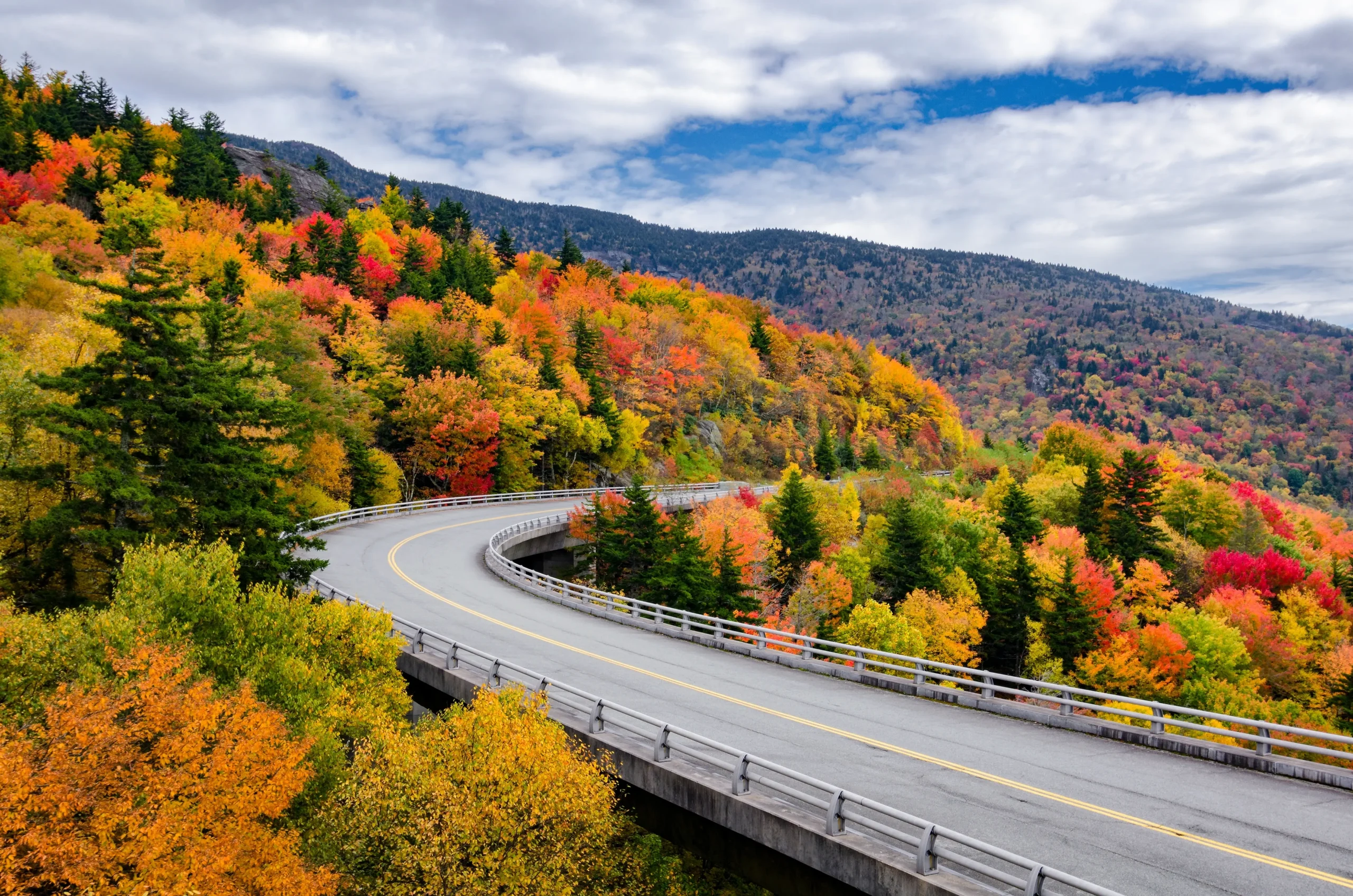 La Blue Ridge Parkway nella natura monumentale degli Appalachi