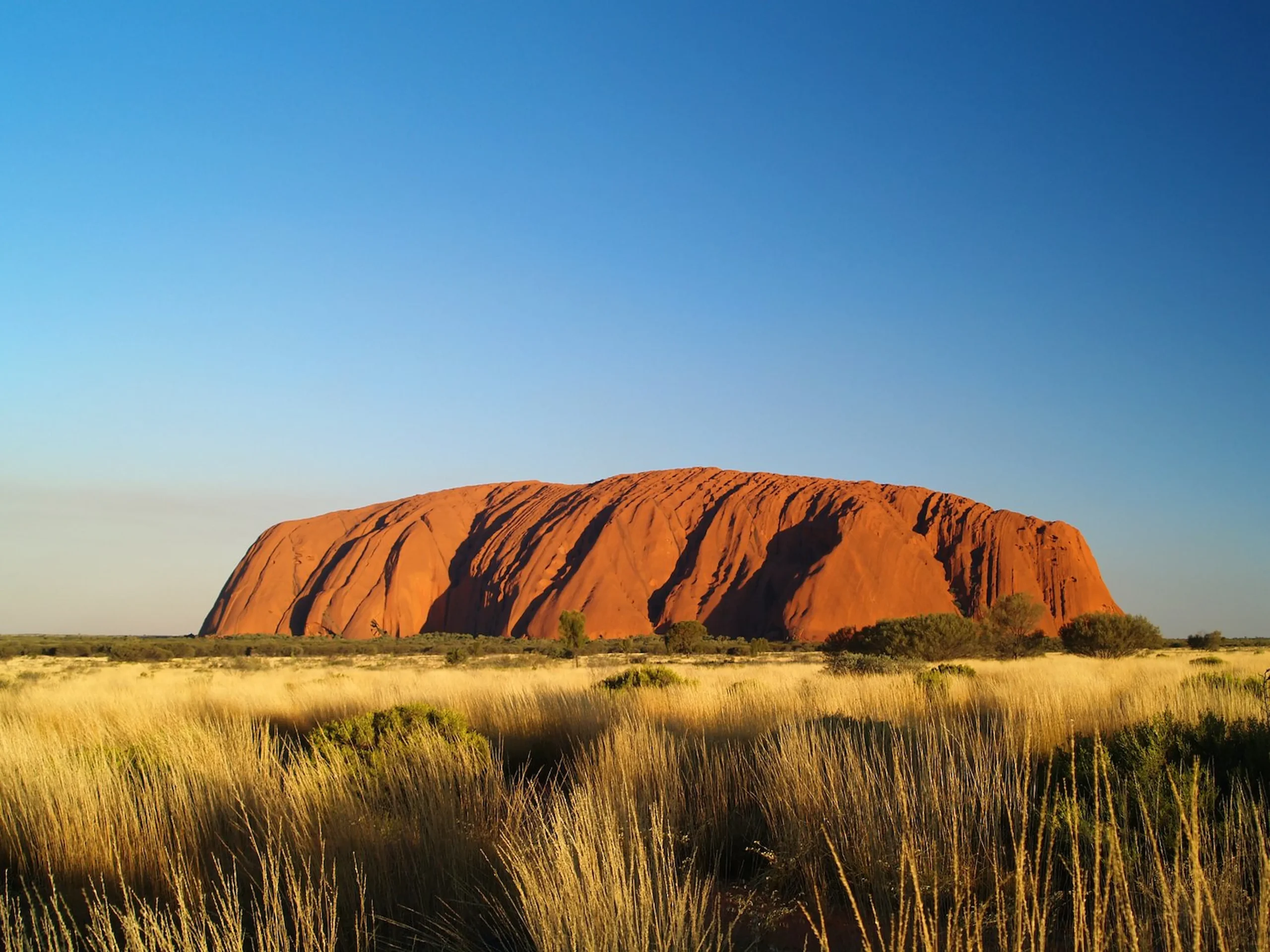 Passeggiare tra le luci nel deserto di Ayers Rock