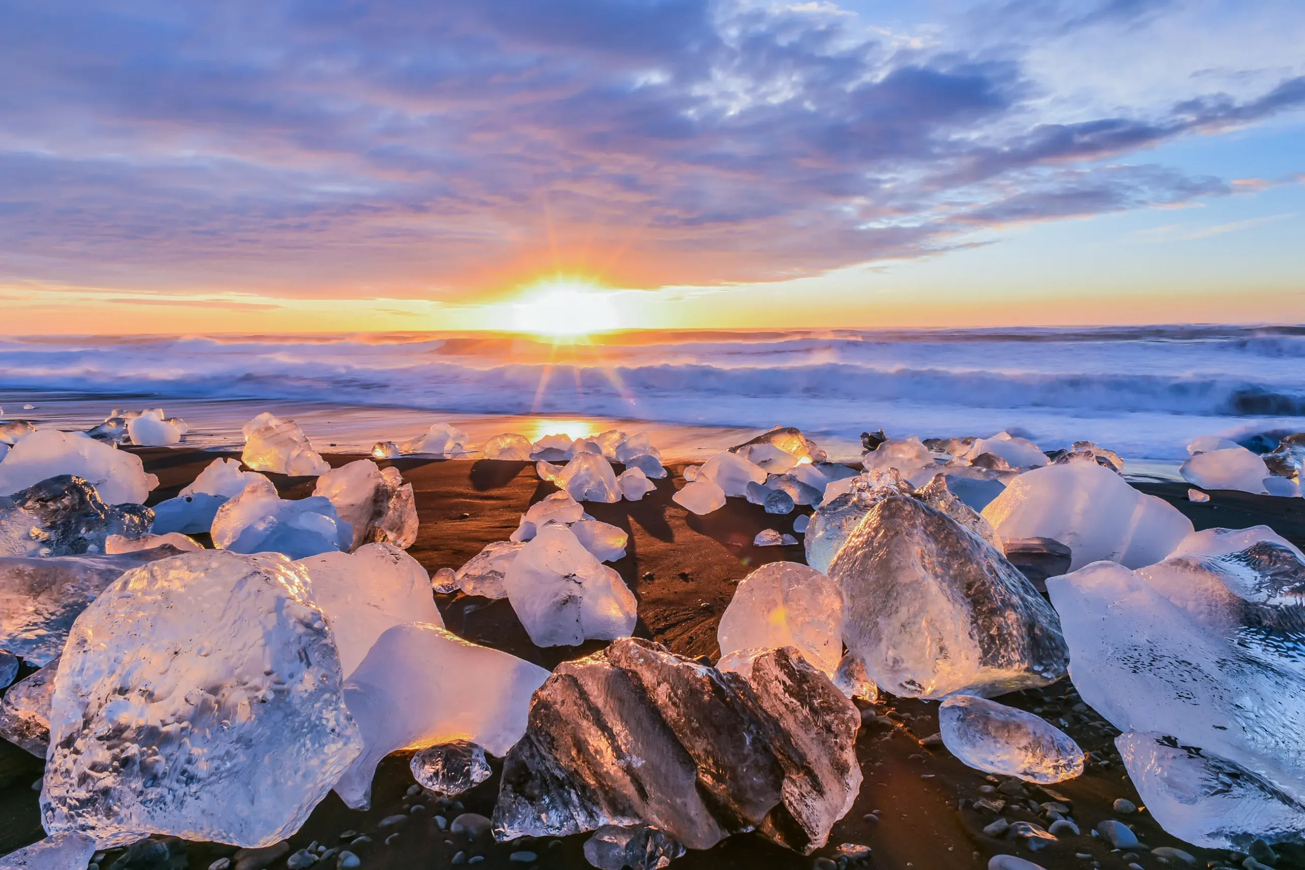 La Laguna glaciale di Jokulsarlon e Spiaggia dei Diamanti