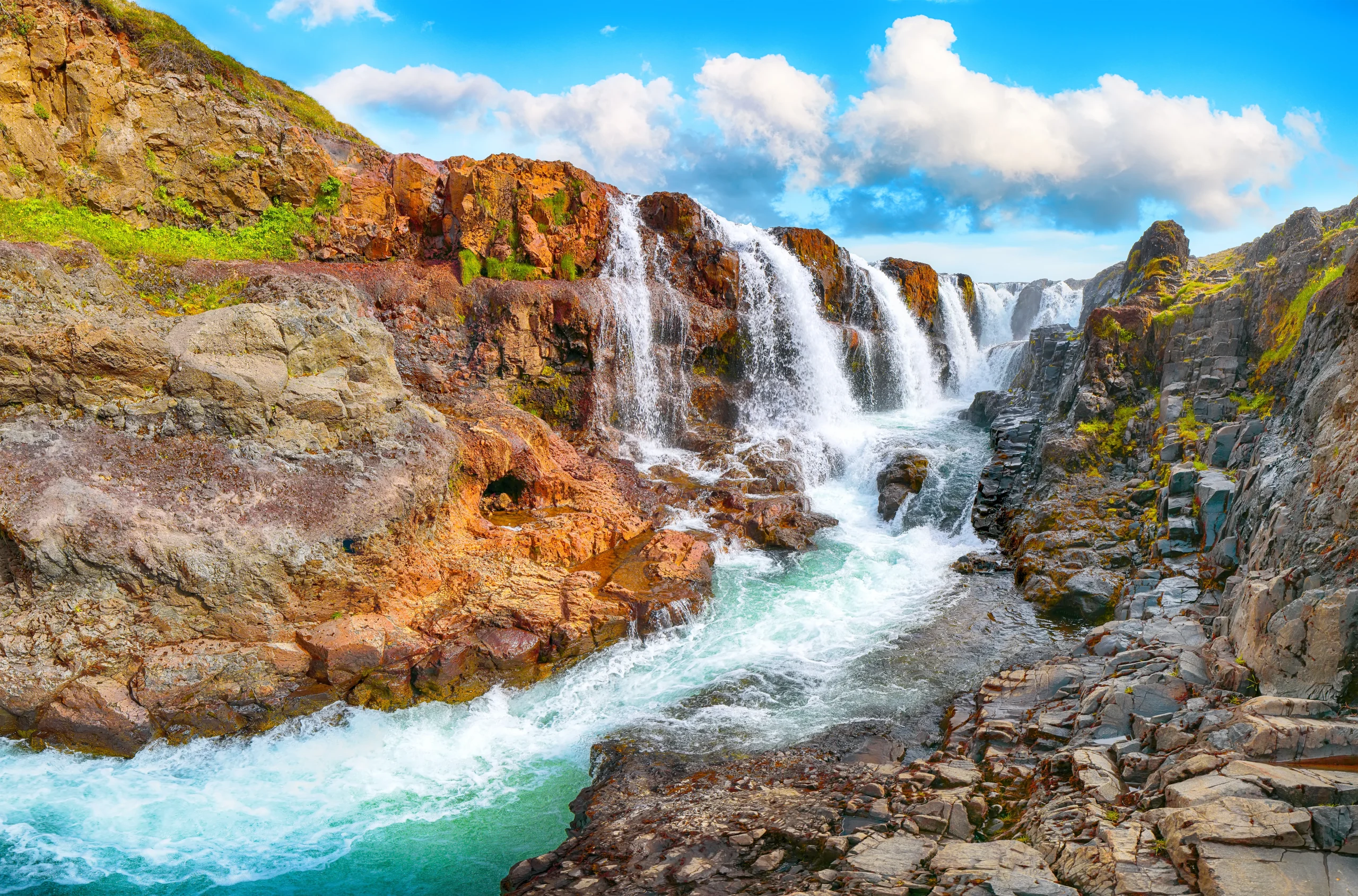 Il canyon di Kolugljúfur e le cascate Kolufossar