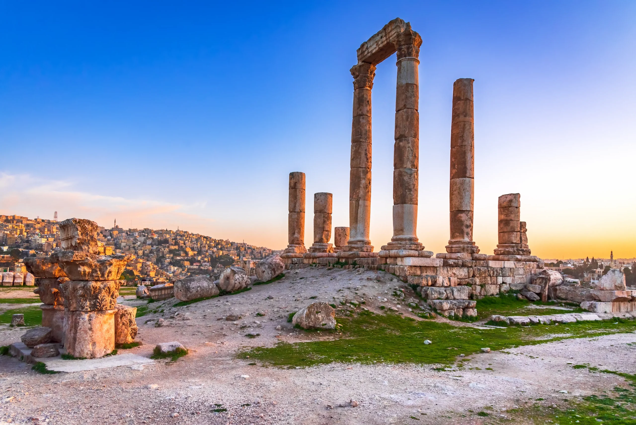 Amman, tra la Cittadella e gli antichi castelli del deserto.